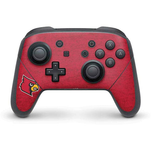 University of Louisville Red Background Nintendo Skins